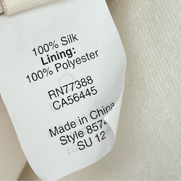 J. CREW 100% Silk Ella Garden Floral Sheath Lined Strapless Mini Dress Women's 4 - Picture 7 of 16